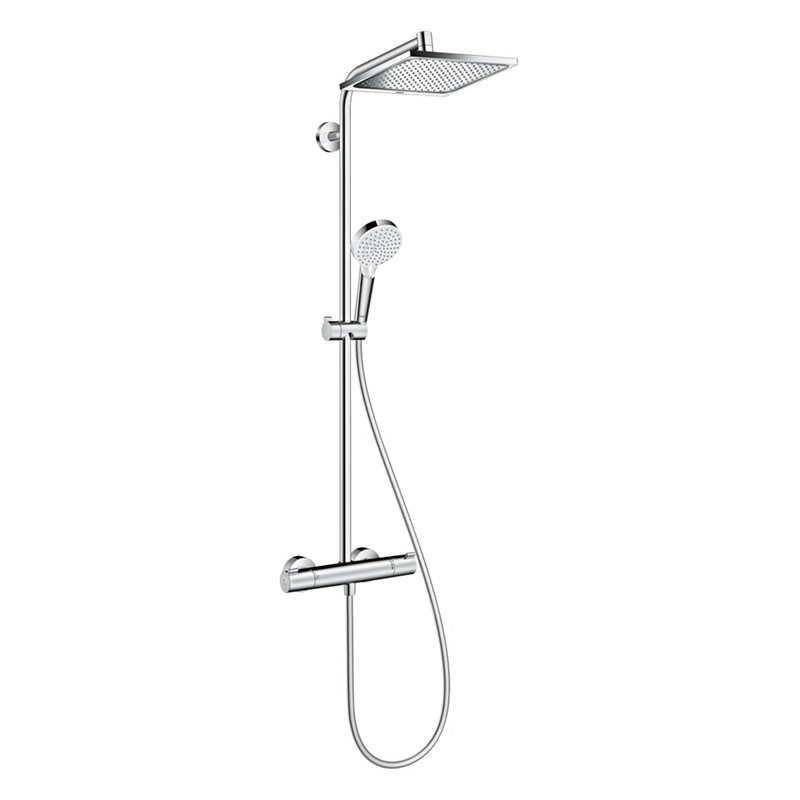 Hansgrohe Crometta E 240 Shower column with thermostatic mixer - Chrome #338366